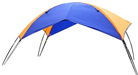 pistro Boot Sonnenschutz Shelter Ersatz & Aufbewahrungstasche 2/4 Personen Aufblasbares Boot Kanu Schlauchboot Camping Angeln Zelt Sonnenmarkise Baldachin Abdeckung Top - 4 Personen