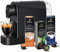 Tchibo Cafissimo „Pure plus“ Kaffeemaschine Kapselmaschine inkl. 30 Kapseln für Caffè Crema, Espresso und Kaffee | 0,8l | 1250 Watt | 11,9 x 33,7 x 24 cm | Schwarz