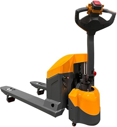 T Tory Carrier Full Electric Pallet Jack Truck 4400lbs Capacity 48 x27 Fork Size Powered Pallet Trucks, Built-Out Charger Suitable for Narrow Space, Indoor Handling & Lifting