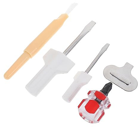 Mobestech 1 Satz Reparatur Von Nähmaschinen Nahtaufnehmer Dessous-Aufkleber Kleine Schere Trimmzange Haar Dauer Nacken Tablett Nahttrenner Stoff Hand Garnschere Nähwerkzeuge Haushalt Metall