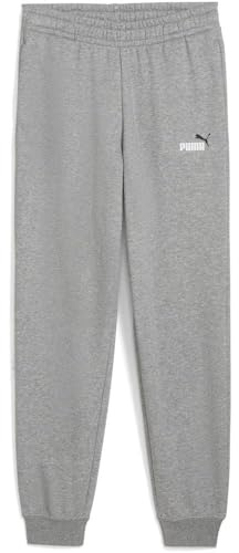 Puma ESS 2 Color No. 1 Logo Sweatpants FL B, Pantalones de Punto Niños, Medium Gray Heather,