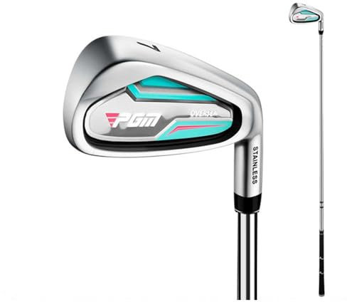 Professional Golf Club Iron for Right-Handed Golfers, 5/6/7/8/9/P/S with Carbon Shaft or Steel Shaft: Improve Your Golf Swing (#8,with steel shaft(women))
