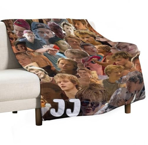 QapLWczK JJ Star Maybank-Decke, Klimaanlage, superweich, für Reisen, Outdoor, Flanelldecke, modisch, personalisiertes Geschenk, Büro, Sofa, Merch, 76 x 101 cm, Stil