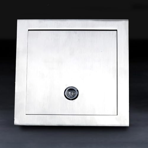 Tapa de alcantarilla Invisible Personalizable con Cerradura, Tapa de Tanque séptico Cuadrada empotrada para entradas de vehículos, escuelas y muelles, Tapa de depósito de Aguas residuales de