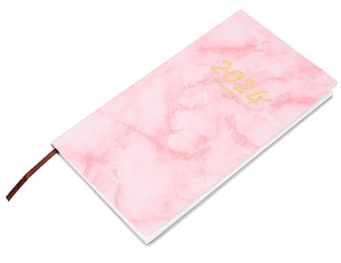 DOITOOL Englisches Journal Planner Wochenplaner Mit Marmorcover Tages Monatsübersicht Für Schüler Studenten Büro Und Reisen Langlebiges Modisches Zeitmanagement-notizbuch