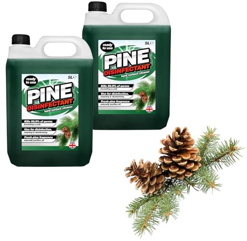 5L Pine Disinfectant Great For All Hard Surfaces Cleans, Purifies & Deodorises (1)