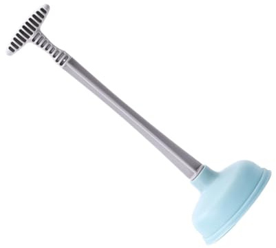 Toyvian Stantuffo in Gomma per Sturalavandini Domestico, Tappo Pulito per Bagno e Cucina, Manico Lungo Ergonomico in ABS, Rimozione Intasamenti per Lavandini, Vasche e Scarichi