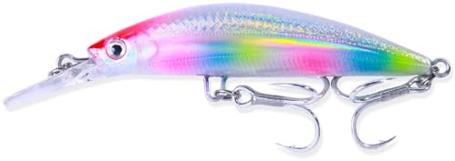 QIUSHIBO Leurre Peche Leurre de pêche coulant for vairon, 90 mm, 17,2 g, leurre Wobbler à Longue portée, appât Dur for Truite, brochet, Eau salée, jerkbait(6)