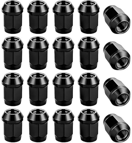 20 Radmuttern M12 M14 1,25 1,5 SW19 SW21 Kegelbund 60° Alufelgen SCHWARZ Auswahl (SCHWARZ M14x1,5mm SW21)
