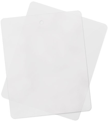 Flexible Plastic Cutting Board Mats (6-Pack) – 12 x 15 Inch, Thin 0.5mm Flexible Mats for Craft, Shelf Liner & General Use