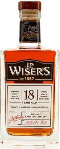 J.P. Wiser's 18 Years Old Blended Canadian Whisky 40% Vol. 0,7l