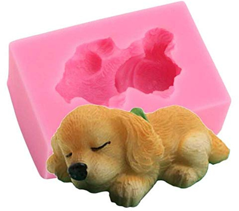 Silikonform in 3D, Motiv:Hund, für Schokolade, Pudding, Fondant, Mousse, Kuchendekoration, Seife, Backform, für Handarbeit, Backen, Modellierung, Kuchendekoration, Werkzeug, Kunstharz 3#