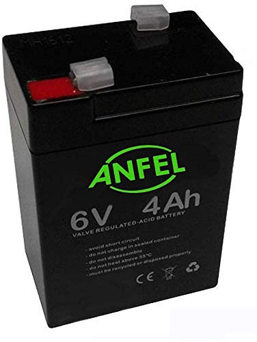 Batteria al piombo 6V 4,0Ah - AGM accumulatore 6 volt 4 ampere