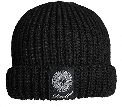 Reell Herren Mütze Knit Beanie (Black), Größe:U
