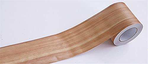 Dostear BordüRe Selbstklebend Kinderzimmer Tapeten Wohnzimmer Wanddeko Badezimmer 3d Fliesenaufkleber Wandleisten Gelbes Holz 12 X 500cm