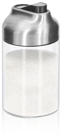 Aelga Glass Sugar Dispenser with Pour Spout, Weighted Pourer, Coffee Bar Accessories for Coffee, Tea and Baking