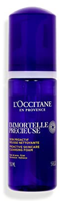 L'OCCITANE - Mousse Nettoyante Immortelle Précieuse - 150 ml - Premiers signes de l'âge - Fabriqué en France