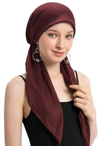 ZLYC Damen Chemo Turban Mütze Headwraps Leichte Beanie Hut