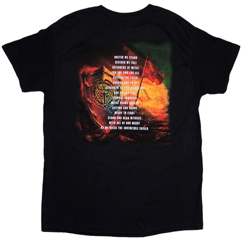 Rock Off officially licensed products Judas Priest 'United We Stand' (Noir) T-shirt unisexe, L