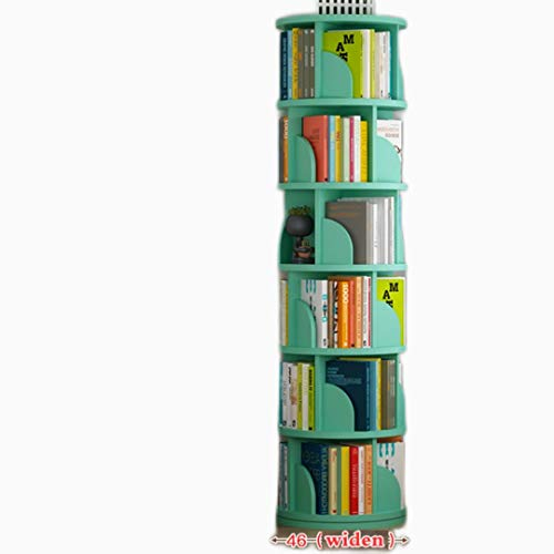 GaRcan 360 ° drehbares Bücherregal, mehrschichtiges Bodenregal, Lagerregal, große Kapazität, Möbel für Zuhause, für Bücher