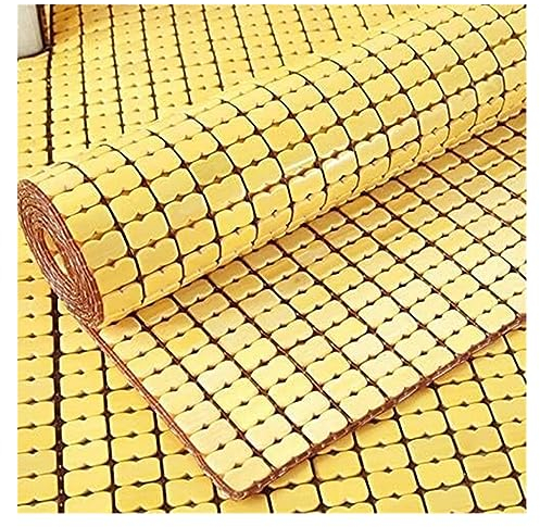 Sommer-Schlafmatte Sommer-Kühl-Isomatte Sommer-Schlafmatte, Kühle Matratze, Glatte, Faltbare Bambus-Bettmatte, Klimaanlagen-Unterlage Bambusmatten-Bett Sommerschlafmatte ( Color : A , Size : W*L:2.0*2