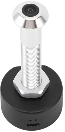 Peephole Camera, 1080P HD Cordless Visual Doorbell, Mobile Detection, 150° Wide Angle Lens, Door Viewer with APP, for Home Security (Silver)