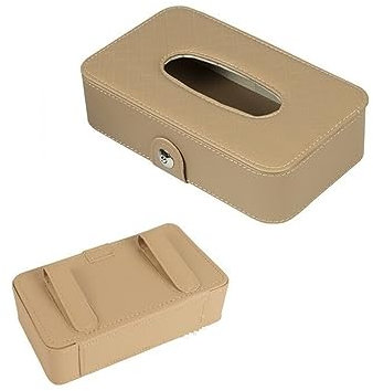 Kosmetiktücher Box Serviettenbox-Halter, Hängehalter, Schattierungs-Taschentuch-Organizer, Aufbewahrung, Dekoration, Ornament für Esszimmer Badezimmer Schlafzimmer(2)
