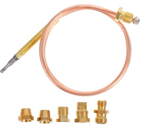 BESPORTBLE Thermoelement Ersatzsensor Mit Gewindeadapter Für Gasgeräte Herd Kamin Und Warmwasserbereiter Temperaturgenau Langlebig Vielseitig Für Ofen Und Heizungsschutz