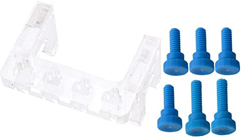Zoeyilan Aquarium Pipe Clip Clamp Holder, Aquarium dosing pump tubing holder, Acrylic Aquarium Soft Tube Fixture Holder for Holding Dosing Pump Soft Hose