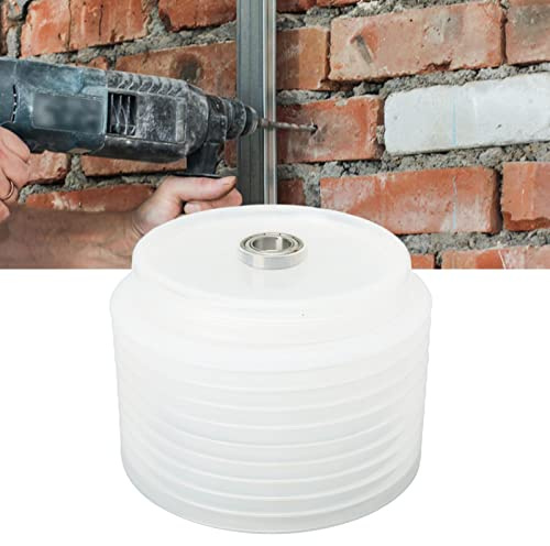 Fuerdich Dust Shield for Downlight, Drill Dust Collector, Drill Dust Catcher, Hole Saw Accessories, Dust Shield for Downlight, Max. Cutting Diameter 125mm,Tool Accessories Dustproof for Constructi