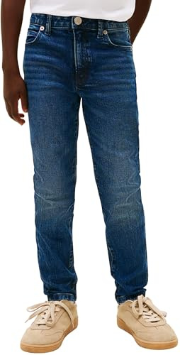Tommy Hilfiger Jean Droit foncé pour garçon KB0KB10040 - Droit - Denim (Denim Dark 01) - 16 Ans, Denim (Denim Dark 01), 16 Ans