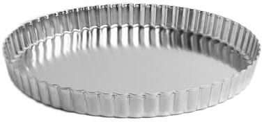 Fox Run Stainless Steel Tart and Quiche Baking Pan, 9.5 Round Tart Pan