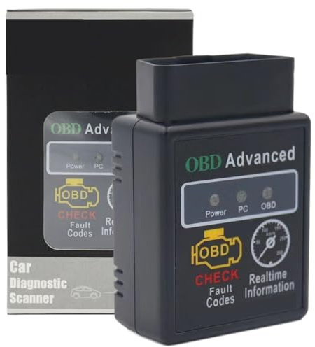 Zasdvn Lector de Códigos para Automóviles, Escáner Diagnóstico Inalámbrico, Dispositivos Automotrices para Talleres de Coches, Motos y Embarcaciones