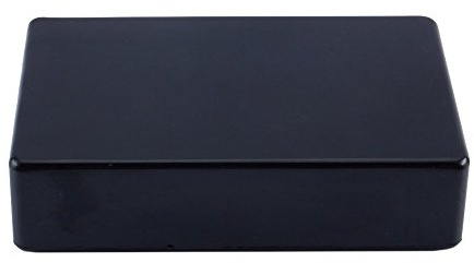 kunststoffgehäuse, Wasserdichte Elektrische Gehäuse Anschlussdose Abzweigdose Schwarz Kunststoff Gehäuse Power Junction Box 100 X 60 X 25mm