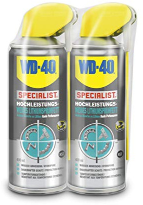 WD-40 Specialist Weißes Lithiumsprühfett Smart Straw (2x400ml)
