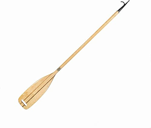 John Paddle let's rOAR www.johnpaddle.com Bootshaken/Paddel 2in1 aus Holz für Segelboote, Segeljachten, Booten TOP Qualität, traditionelle Form und Material - EU Eco Produkt 180cm, 210cm