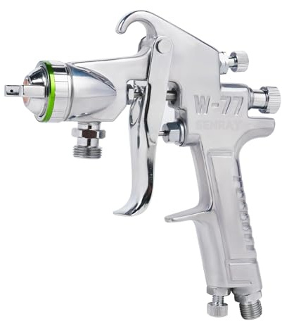 Senray Pressure Feed Air Spray Paint Gun, Pressure Pot Paint Sprayer Without Cup - 2.5mm Nozzle