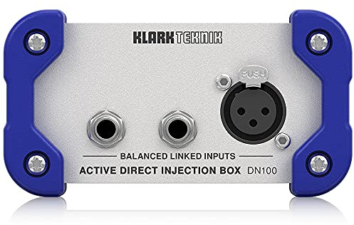 Klark Teknik DN100 V2 Boîte de Direct Actif avec Gamme de Fréquence Dynamique Étendue