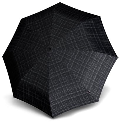 Knirps Taschenschirm S.570 Large Automatic Black – Automatik – Sturmfest – Rundhakengriff