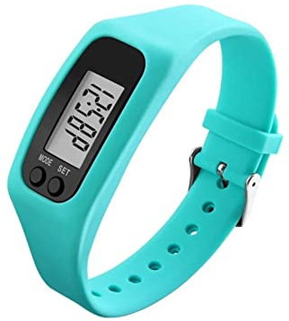 IRON JF Aktivitätstracker Armband, Schrittzähler ohne app und Handy kein Bluetooth Pedometer Fitness Uhr Schrittzähler Sportuhr Band Fitness Tracker (Color : 6, Size : 24 * 3)