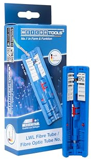 WEICON TOOLS LWL Fibre Tube No. 2, Entmanteln von Buffer Tubes bei Glasfaserkabeln, 1,2 mm - 4 mm ⌀