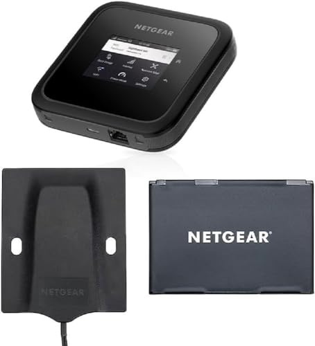 NETGEAR Nighthawk M6 5G WiFi 6 Mobiler Hotspot-Router (MR6150) - ultraschneller WLAN-Hotspot-Router, bis zu 6 GBit/s, entsperrt, inkl. zweiten Akku und Antenne