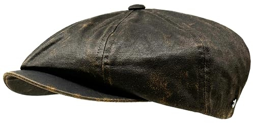 WEROR Schiebermütze Herren Schirmmütze Herrenmütze Newsboy Flat Cap Mütze