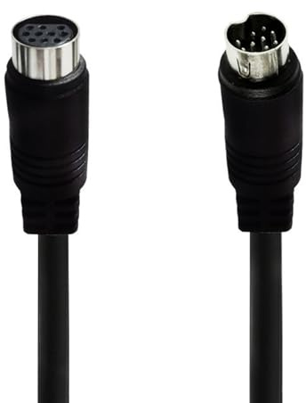 Hangsu Câble S-vidéo 10 broches mâle vers femelle séparée pour vidéoprojecteur, magnétoscope, DVD, mini DIN, câble adaptateur 10 broches, caméscopes 3/1,5/1/0,5 m