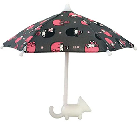 Phone Umbrella for Sun, Mobile Phone Sun Shade & Desk Holder, Sun Shield for Cell Phones, Phone Umbrella Sun Shade with Suction Cup, Phone Accessory for Beach, Pool, Outdoor