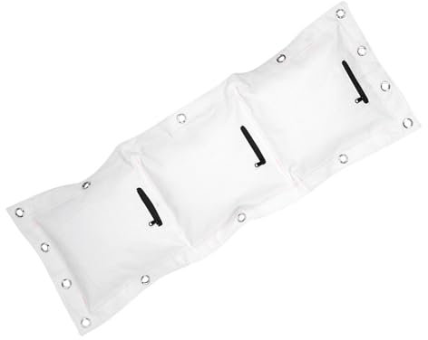 Wand-Boxsack, Boxsäcke, Boxsack-Füller, Leere Sandsack-Zielscheibe mit Reißverschluss, Wing Chun Wand-Stanzer aus Segeltuch für Boxen, Muay Thai, Sanda (3 Flaschen pro Regal)