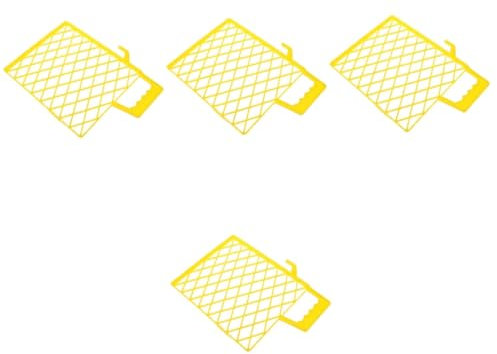 Angoily 4pcs Durable Plastic Paint Screen Tray Liner for Easy Filtration and Storage Compact Design for Various Occasions for Paint Rollers and Trays