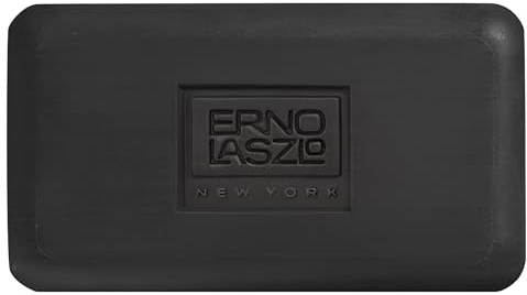 Erno Laszlo Sea Mud Deep Cleansing Face Wash Bar, Detox Charcoal Soap Bar with Dead Sea Mud, Removes Excess Oil, Unclogs Pores, Gently Exfoliates & Purifies Skin, For Oily, Blemish-Prone Skin, 3.4 oz