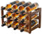 UNGFEI Wooden Wine Rack for 12 Bottles Wine, 3 Tier Free Standing Bamboo Wine Rack for Cupboard, Kitchen, Dining Room, Bar