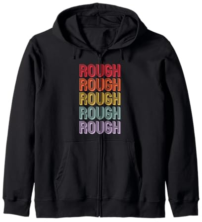 Áspero Sudadera con Capucha
